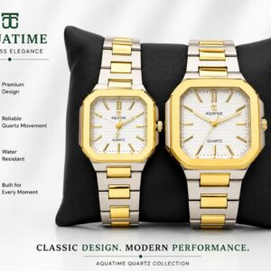 QUARTZ AQUA-TIME COUPLE WATCH