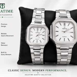 AQUATIME SILVER COUPLE WATCH